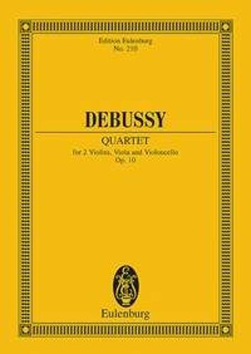 Streichquartet G Op.10 / Conducteur De Poche