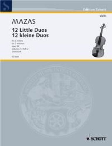 Kleine Duos(12) 2 Opus 38 / Recueil