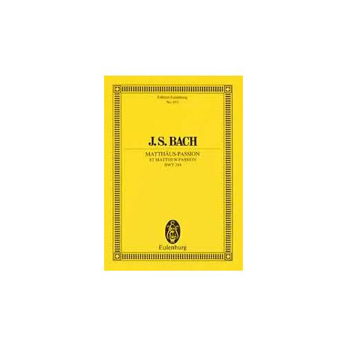 Mattheus Passion / Studyscore
