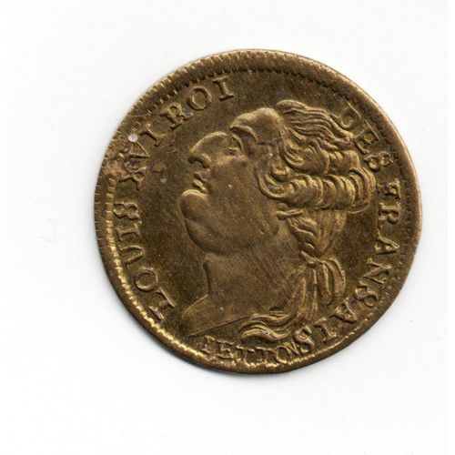 Jeton Louis Xvi, N.D. Signé Par Lauer De Nuremberg, Époque 1793, Rare, Très Recherché, En Qualité Sup