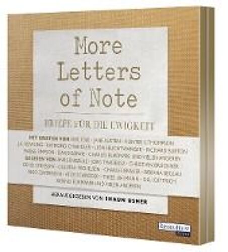 More Letters Of Note