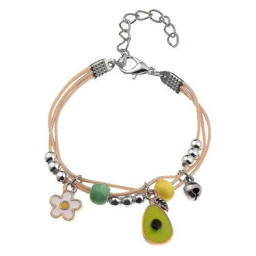 Nouveau Bracelet Tissé Fille Femmes Mode Amitié Cadeau Perle Créative Élégant