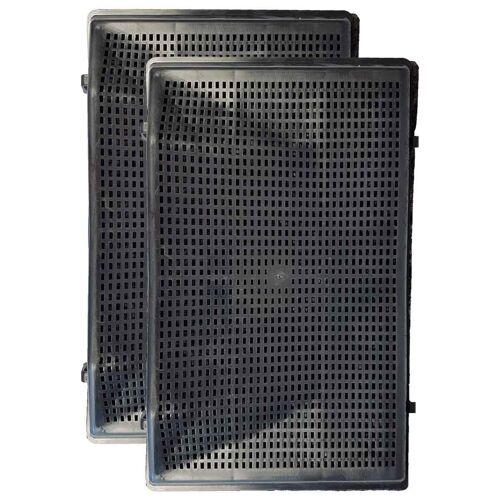 2x Filtre À Charbon Actif Kamp D037 - 484000008786 - Type 37 - Nyttig Fil 601 - Amc962 / Ac40. Antibacterien