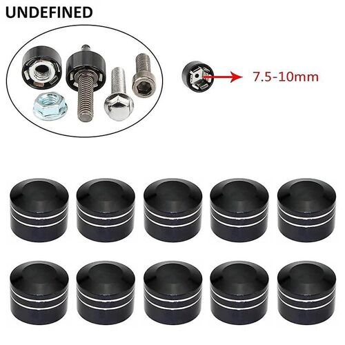 Noir Tête De Moto Boulons Cap Couvercle Cnc Schrauben Topper Caps Cover Pour Harley Sportster Touring Dyna Big Twin Cam Softail