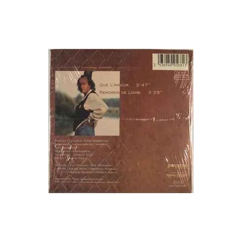 Didier Barbelivien "Que L'amour / Remords De Loire" Cd Single 2 Titres