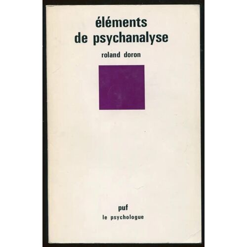 Eléments De Psychanalyse