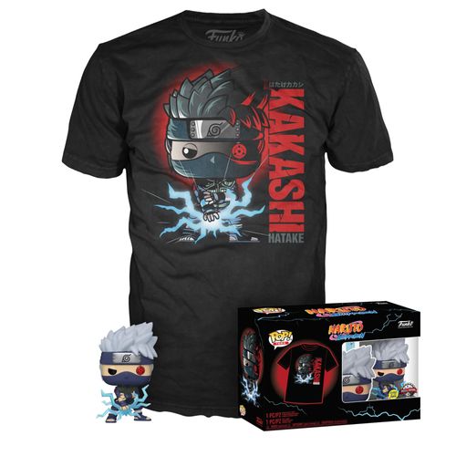 Funko Pop! & Tee - Naruto Shippuden Kakashi Medium Eng Merchandising