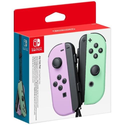 Paire De Manettes Joy-Con Gauche Violet Pastel & Droite Vert Pastel