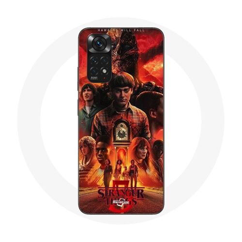 Coque Pour Xiaomi Redmi Note 11 4g Stranger Things Affiche Saison 5