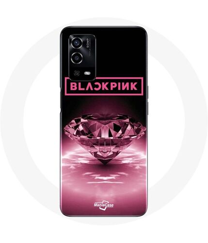Coque Pour Oppo A55 4g Wallpaper Diamante Blackpink Kpop Logo Rose
