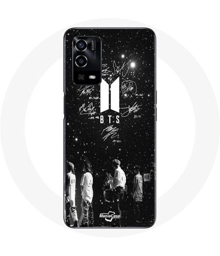 Coque Pour Oppo A55 4g Bts Signature Members Rm Jin Jimin V Suga Jungkook J-Hope