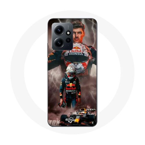 Coque Pour Xiaomi Redmi Note 12 4g Formule 1 Max Verstappen Casque F1