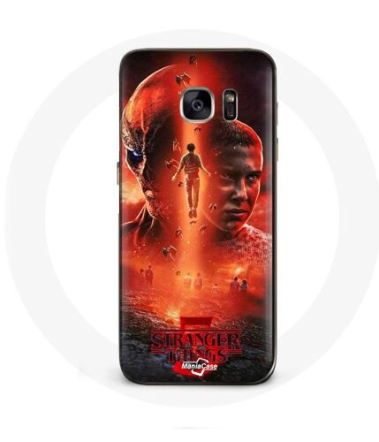 Coque Pour Samsung Galaxy S7 Edge Stranger Things Affiche Série Saison 5