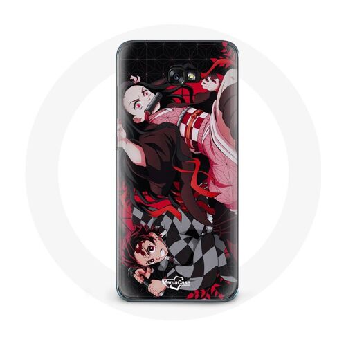 Coque Pour Samsung Galaxy A5 2016 Demon Slayer Tanjiro Nezuko Attaque Combat