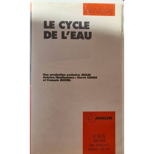 Vhs - Jeulin - Le Cycle De L'eau