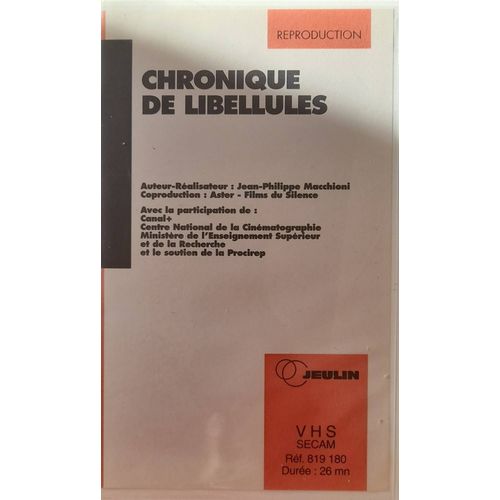 Vhs - Jeulin - Chronique De Libellules 
