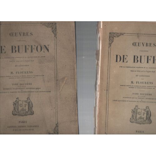 Oeuvres Complètes De Buffon. Tome 12 . 1ère Et 2 Ème Partie, Expérience Sur Les Végétaux