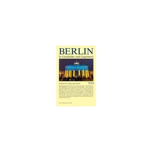 Berlin In Geschichte Und Gegenwart