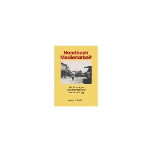 Handbuch Medienarbeit