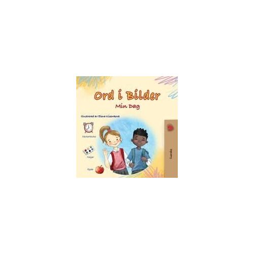 Words In Pictures - My Day (Swedish Children's Book)