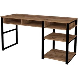 Bureau En Aggloméré Et Métal Emro