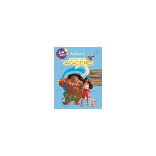 Vaiana 2. (3-4 Años) (Disney. Cuaderno De Vacaciones)