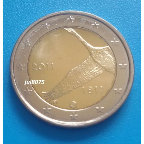 Finlande 2011 : 2 Euro Commémorative 200ans Rahapaja Pièce Neuve