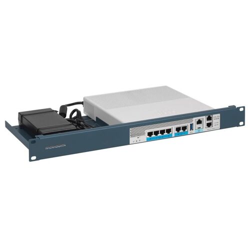 Rackmount.IT CISRACK RM-CI-T16 - Le kit de montage du dispositif de réseau - montable sur rack - bleu métallique - 1U - 19" - pour Cisco Catalyst 9800-L Wireless Controller