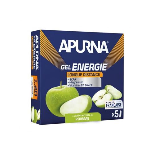 Boîte Gel Energie (5x35g)|Pomme|Gels Énergétiques|Apurna Nutrition 