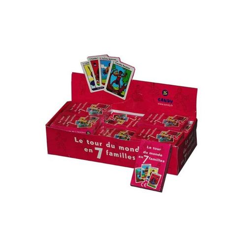 Le Tour Du Monde En 7 Familles - Jeu Société Carte - 357