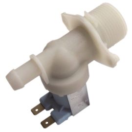 Electrovanne 1 voie Lave-linge (C00046980 92221233 BAUKNECHT GAGGENAU AYA CANDY OCEAN ROSIERES SCHOLTES IGNIS SMEG ARTHUR MARTIN GORENJE VEDETTE ARC EN CIEL EDESA ESSENTIEL B KLEENMAID BRANDT CREDA SI