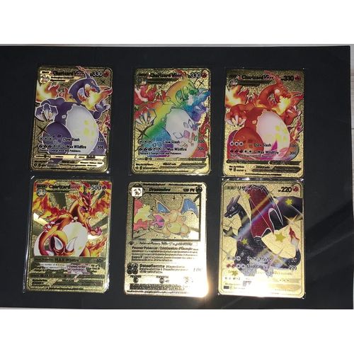 Carte Metal Dracaufeu