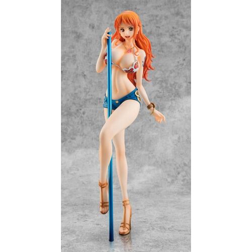 One Piece Statuette Pvc 1/8 P.O.P Op Limited Edition Nami Mugiwara Ver. 22 Cm