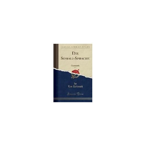Reinisch, L: Somali-Sprache, Vol. 3