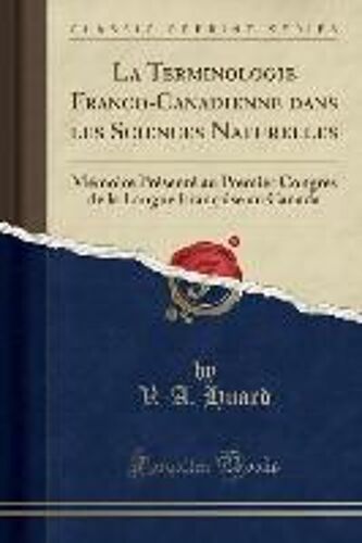 Huard, V: Terminologie Franco-Canadienne Dans Les Sciences N