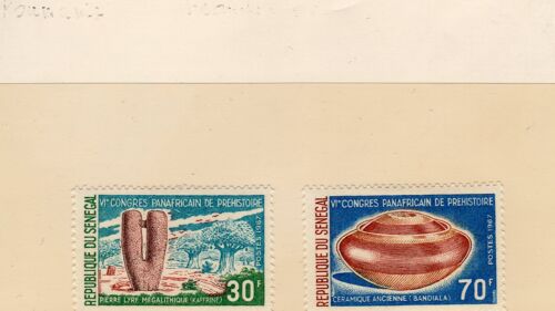 Timbres-Poste Du Sénégal (6ème Congrès Panafricain De Préhistoire À Dakar)