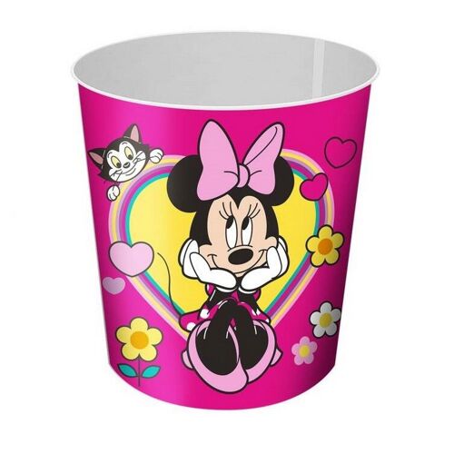 Corbeille A Papier Minnie Poubelle Enfant Rose