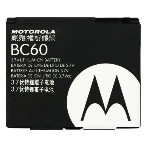 Batterie Origine Neuve Motorola Bc60 Pour Razr V3x, E6, L7, U6c, C257, C261