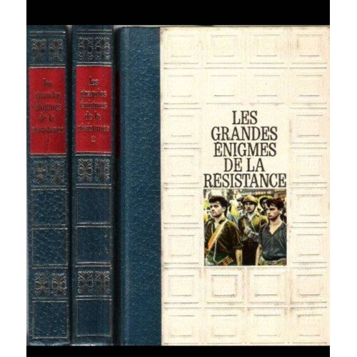 Les Grandes Enigmes De La Resistance Dossier N1 2 Et 3 Lot De 3 Livres