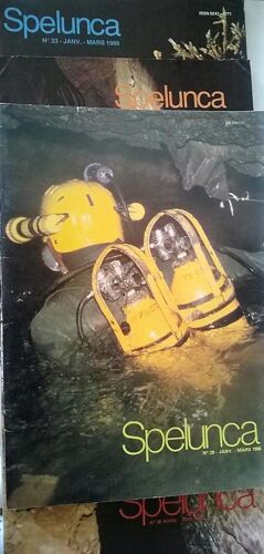 Lot Revue Spelunca Les 4 Numéros De 1988