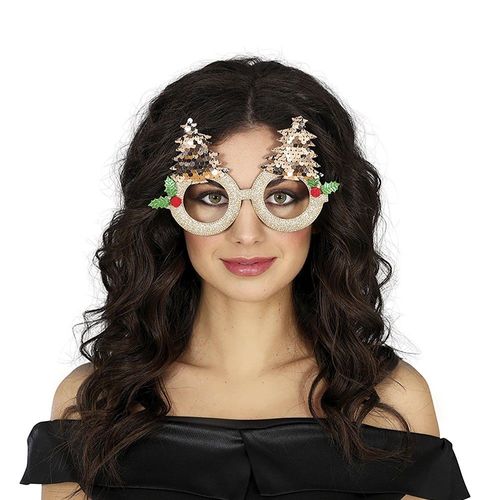 Monture Paire De Lunettes Sapin Sequins Adulte