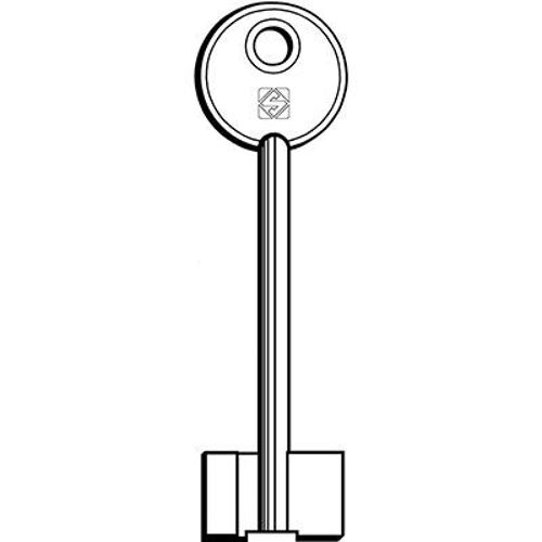 5 X CLÉ À DOUBLE BIT EN LAITON NICKELÉ IDM 5ID9F SILCA