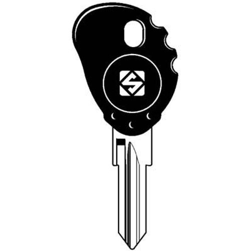 5 X CLÉ DE VOITURE EN ACIER NICKELÉ ZADI ZD23RCP SILCA