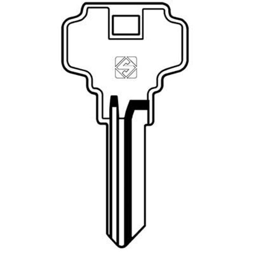 5 X CLÉ PLATE LAITON NICKELÉ DEXTER DX1 SILCA