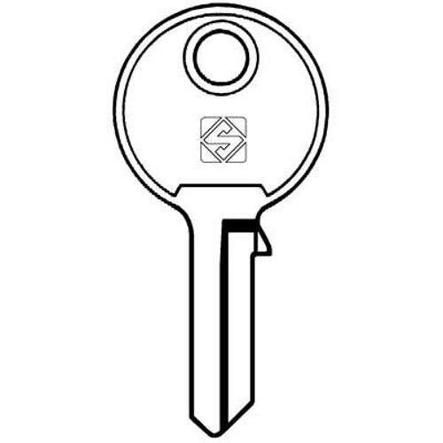 10 X CLÉ PLATE VIRO VI4R SILCA EN LAITON NICKELÉ