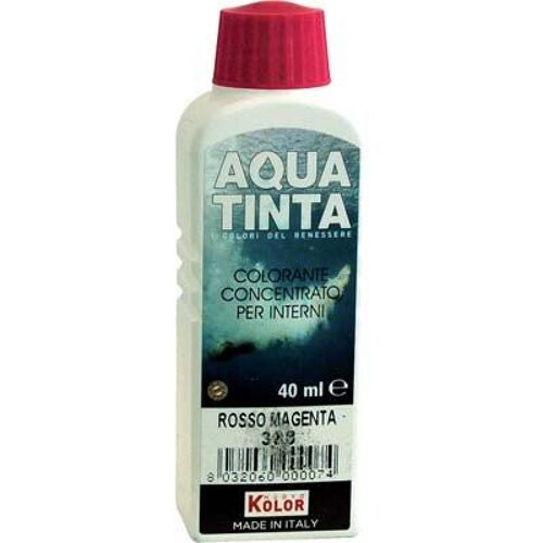 10 X 308 MAGENTA ROUGE 40 ML COLORANT À L'EAU AQUATINT