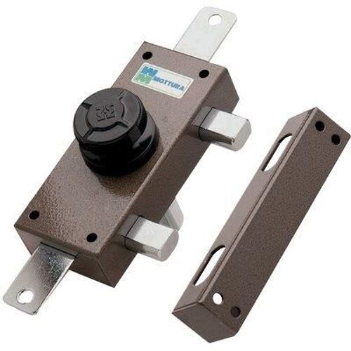 1 X C.EUROPEO M2 + TRIPLE BOUTON E.MM 30 SERRURE EN BOIS APPLIQUER 34329-C10 MOTTURA