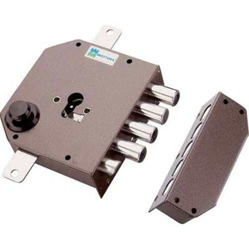 1 X SERRURE TRIPLE APPLIQUE POUR CYLINDRE EUROPeEN ART. 630 Dx E 63 - 132 x 146 mm