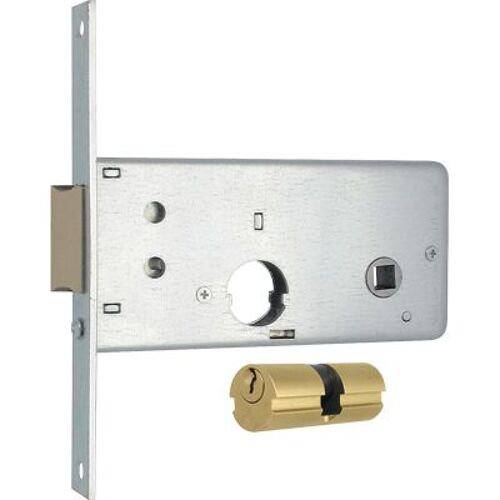 1 X BQ ZINC F.16 ROND F. M2+SCR+Q8 H.64 E.60 CF=PZ 2 SERRURE À MORTIER MÉTAL 805 MG