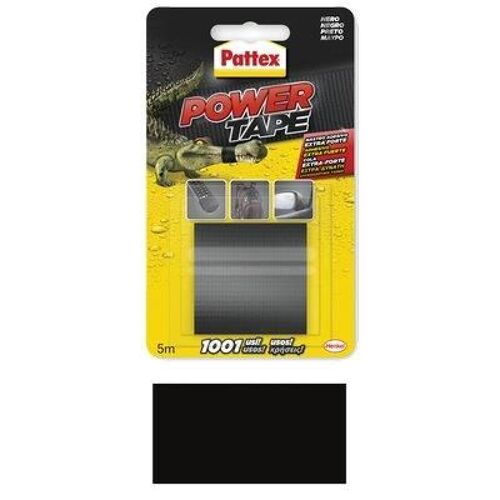 3 X NOIR MM 50 ML 5 RUBAN HAUTE RÉSISTANCE POWER TAPE PATTEX